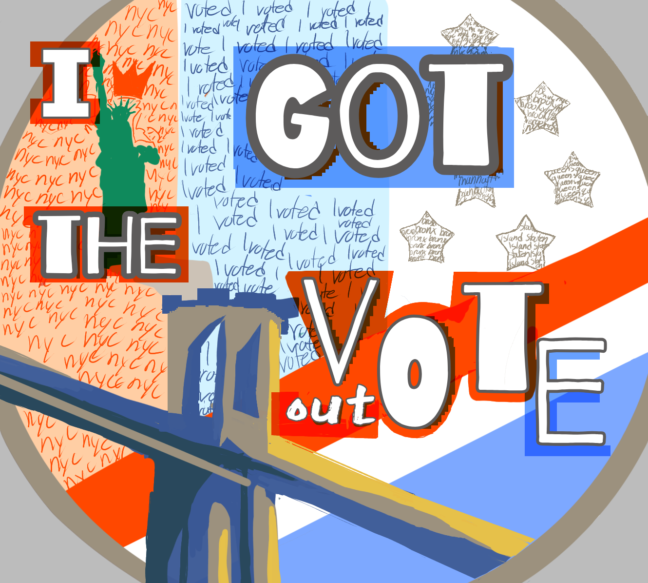 image of Zoe Sealeys's Get Out the Vote contest submission